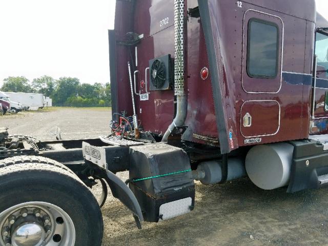 1XKADU9XX7J148844 - 2007 KENWORTH CONSTRUCTI MAROON photo 9