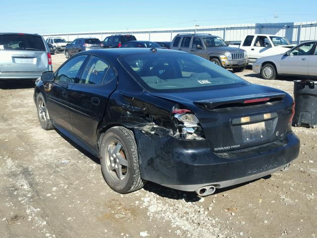 2G2WS522541144688 - 2004 PONTIAC GRAND PRIX BLACK photo 3