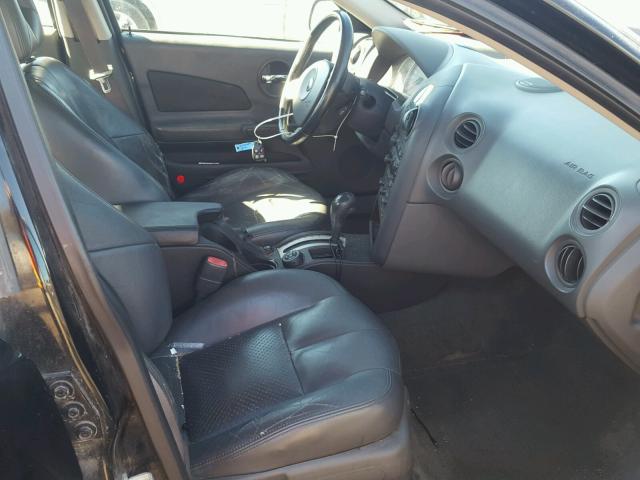 2G2WS522541144688 - 2004 PONTIAC GRAND PRIX BLACK photo 5