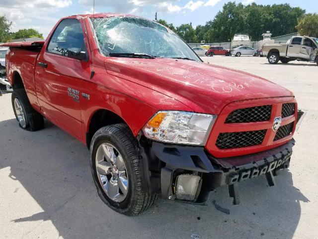 3C6JR6AT9KG563477 - 2019 RAM 1500 CLASS RED photo 1