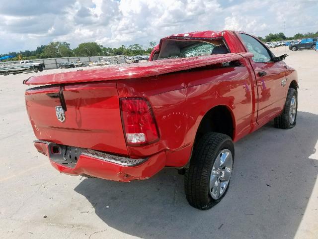 3C6JR6AT9KG563477 - 2019 RAM 1500 CLASS RED photo 4