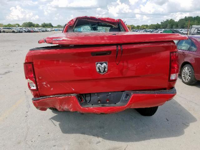 3C6JR6AT9KG563477 - 2019 RAM 1500 CLASS RED photo 6