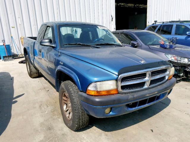 1B7GG32N92S639232 - 2002 DODGE DAKOTA SPO BLUE photo 1