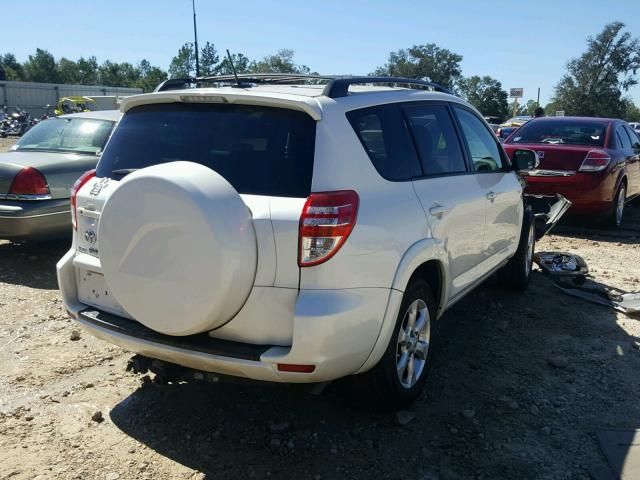 JTMZK31V495026100 - 2009 TOYOTA RAV4 LIMIT WHITE photo 4