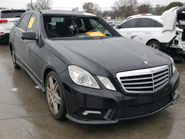 WDDHF7CB0AA238701 - 2010 MERCEDES-BENZ E 550 BLACK photo 1