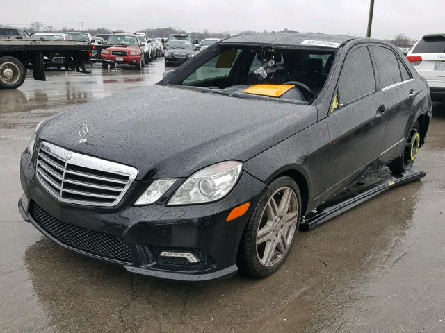 WDDHF7CB0AA238701 - 2010 MERCEDES-BENZ E 550 BLACK photo 2