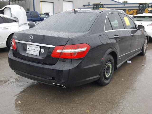 WDDHF7CB0AA238701 - 2010 MERCEDES-BENZ E 550 BLACK photo 4