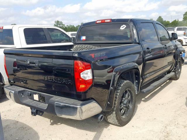 5TFEM5F15HX114120 - 2017 TOYOTA TUNDRA CRE BLACK photo 4