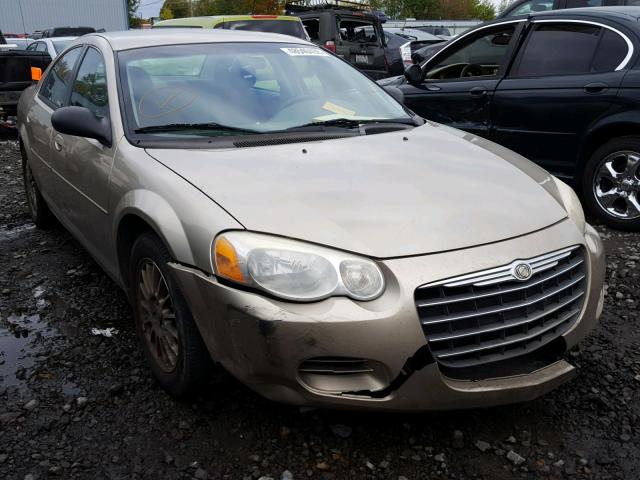 1C3EL46XX4N289278 - 2004 CHRYSLER SEBRING LX GOLD photo 1