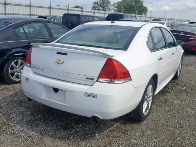 2G1WC5E35C1242981 - 2012 CHEVROLET IMPALA LTZ WHITE photo 4