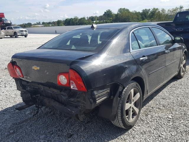 1G1ZC5EU5CF346286 - 2012 CHEVROLET MALIBU 1LT BLACK photo 4