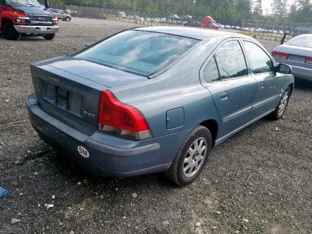 YV1RS61R512079280 - 2001 VOLVO S60 BLUE photo 4