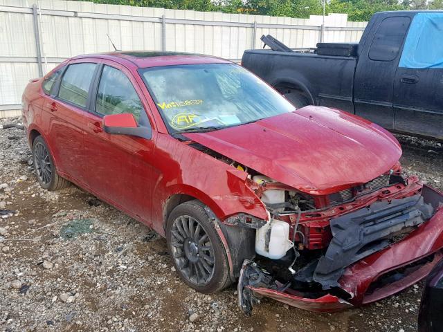 1FAHP3GN7AW108637 - 2010 FORD FOCUS SES RED photo 1