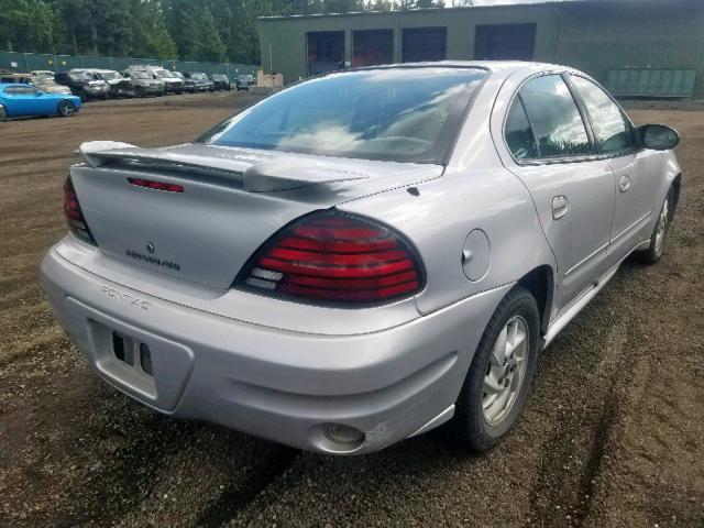 1G2NF52E23C233850 - 2003 PONTIAC GRAND AM S SILVER photo 4