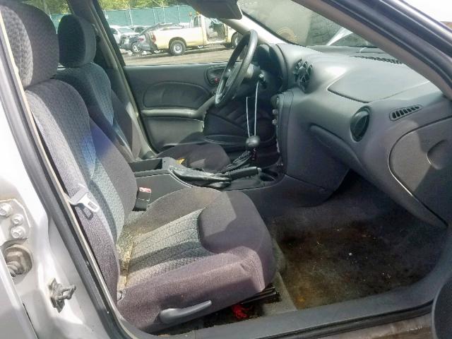 1G2NF52E23C233850 - 2003 PONTIAC GRAND AM S SILVER photo 5