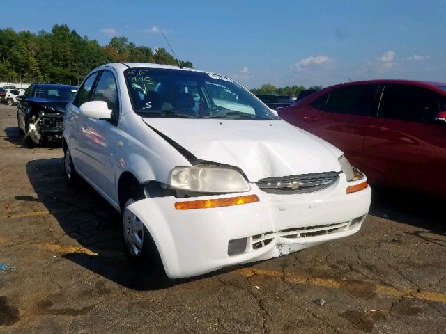 KL1TD52665B311080 - 2005 CHEVROLET AVEO BASE Ağ foto 1