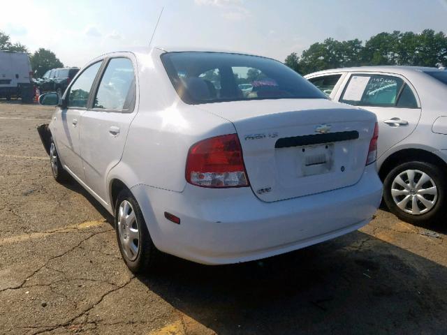 KL1TD52665B311080 - 2005 CHEVROLET AVEO BASE Ağ foto 3