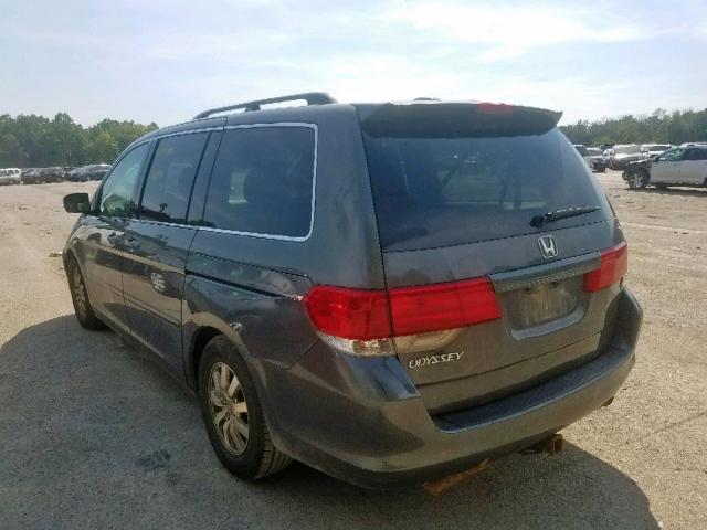 5FNRL38768B019084 - 2008 HONDA ODYSSEY EX GRAY photo 3