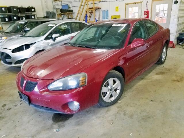 2G2WP552161135440 - 2006 PONTIAC GRAND PRIX MAROON photo 2