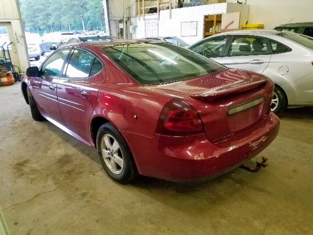2G2WP552161135440 - 2006 PONTIAC GRAND PRIX MAROON photo 3