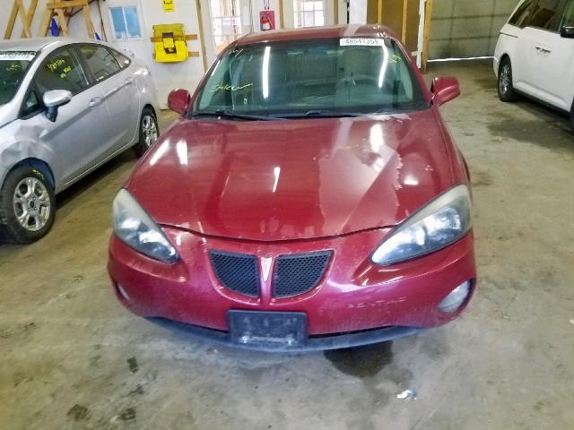 2G2WP552161135440 - 2006 PONTIAC GRAND PRIX MAROON photo 9