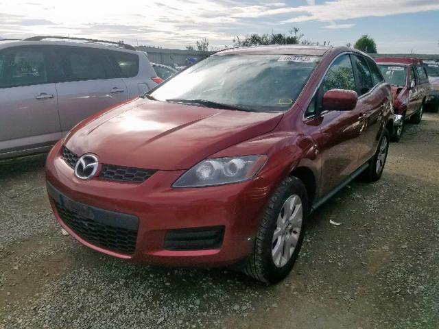 JM3ER293370143532 - 2007 MAZDA CX-7 RED photo 2