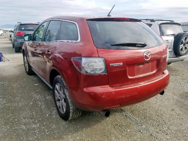 JM3ER293370143532 - 2007 MAZDA CX-7 RED photo 3