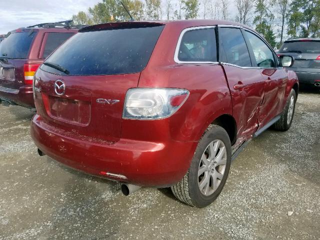 JM3ER293370143532 - 2007 MAZDA CX-7 RED photo 4