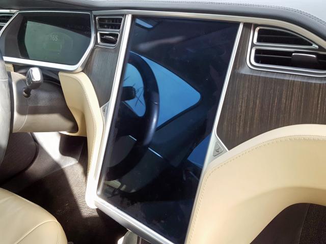 5YJSA1CG7DFP14879 - 2013 TESLA MODEL S BLACK photo 8