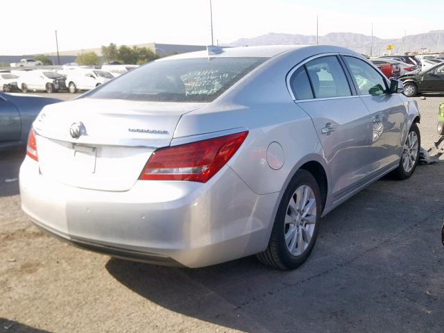 1G4GB5GRXGF230349 - 2016 BUICK LACROSSE SILVER photo 4