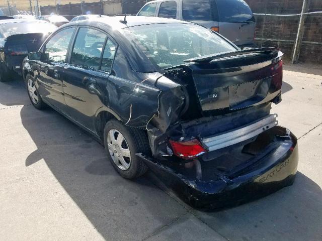 1G8AJ55F57Z124440 - 2007 SATURN ION LEVEL BLACK photo 3