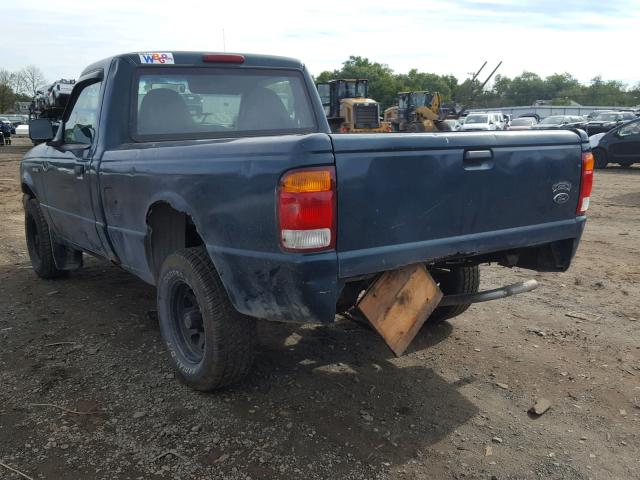 1FTYR10C3WTA34661 - 1998 FORD RANGER GREEN photo 3