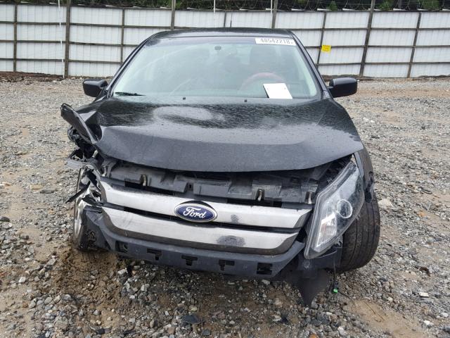 3FAHP0KC3CR285681 - 2012 FORD FUSION SPO BLACK photo 9