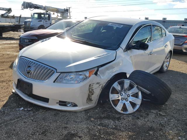 1G4GC5EG7AF144910 - 2010 BUICK LACROSSE C WHITE photo 2