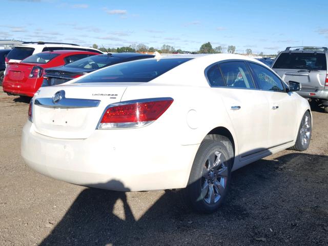 1G4GC5EG7AF144910 - 2010 BUICK LACROSSE C WHITE photo 4