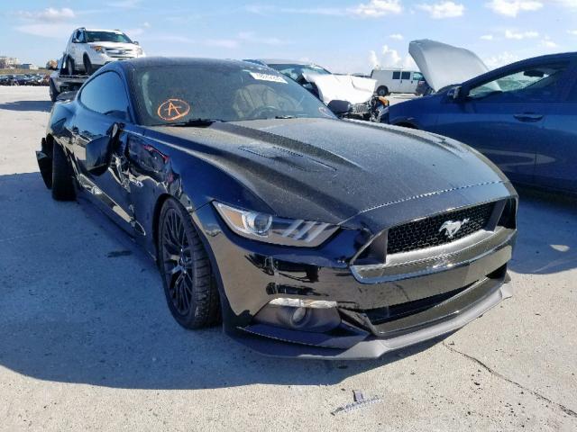 1FA6P8CF1F5347259 - 2015 FORD MUSTANG GT BLACK photo 1