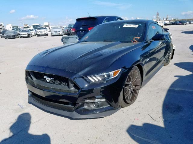 1FA6P8CF1F5347259 - 2015 FORD MUSTANG GT BLACK photo 2