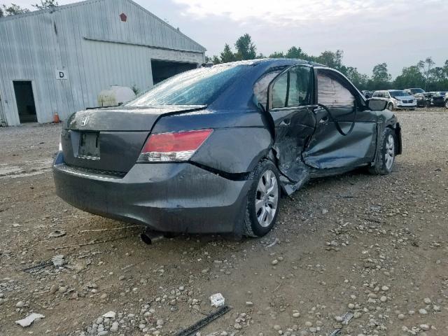 1HGCP26828A107480 - 2008 HONDA ACCORD EXL GRAY photo 4