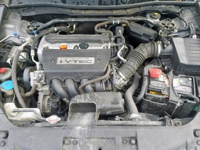 1HGCP26828A107480 - 2008 HONDA ACCORD EXL GRAY photo 7