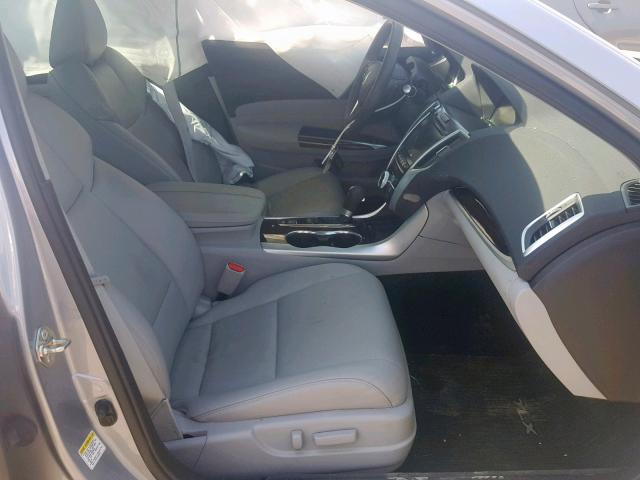 19UUB1F56GA013197 - 2016 ACURA TLX TECH SILVER photo 5