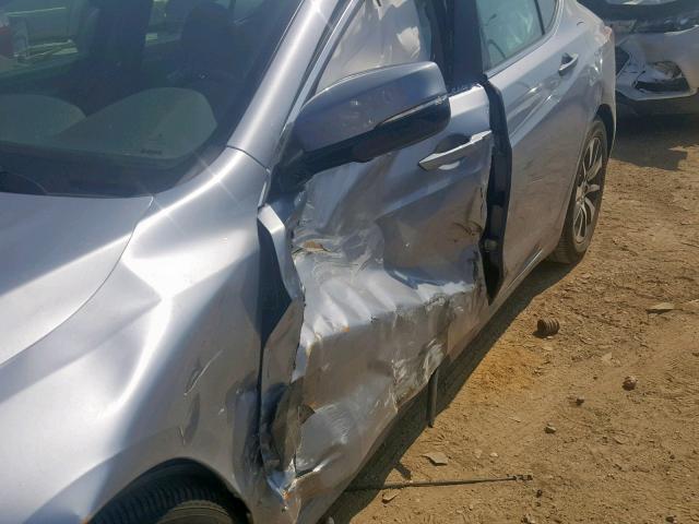 19UUB1F56GA013197 - 2016 ACURA TLX TECH SILVER photo 9