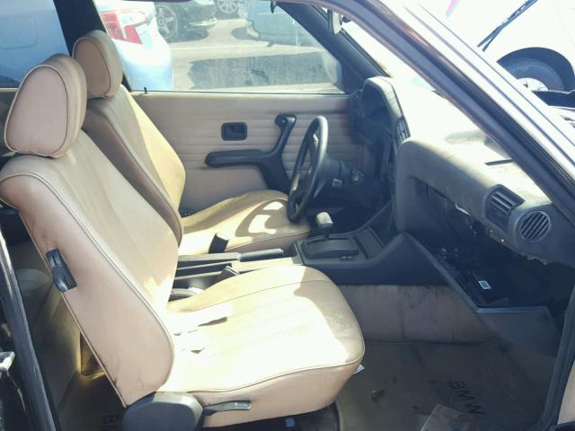 WBAAB6405G1221266 - 1986 BMW 325 E AUTO BLACK photo 5
