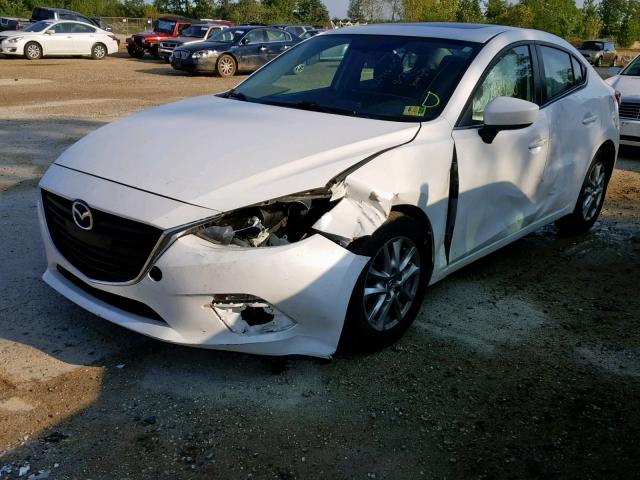 JM1BM1V75E1157050 - 2014 MAZDA 3 TOURING WHITE photo 2