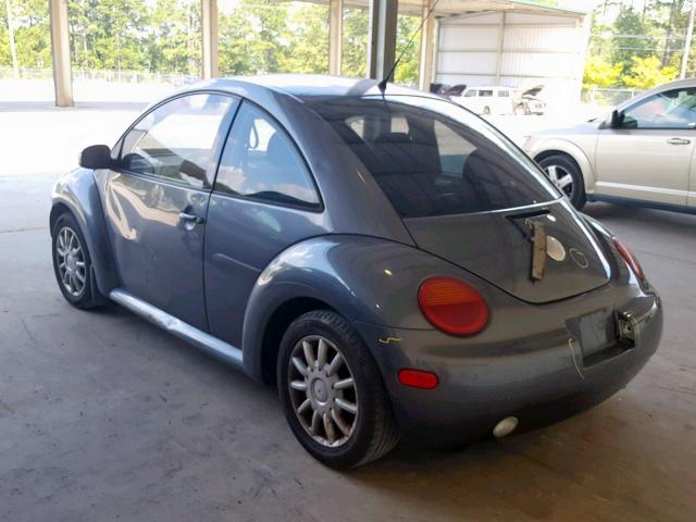 3VWCK31C05M417640 - 2005 VOLKSWAGEN NEW BEETLE ნაცრისფერი ფოტო 3