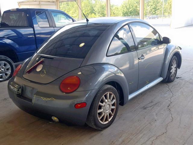 3VWCK31C05M417640 - 2005 VOLKSWAGEN NEW BEETLE ნაცრისფერი ფოტო 4