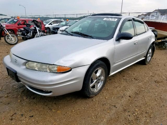 1G3NL52EX2C223795 - 2002 OLDSMOBILE ALERO GL SILVER photo 2