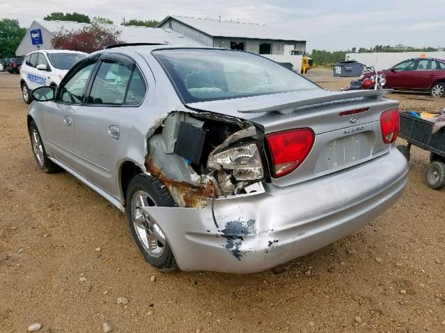 1G3NL52EX2C223795 - 2002 OLDSMOBILE ALERO GL SILVER photo 3