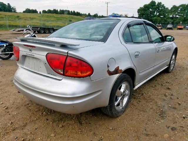 1G3NL52EX2C223795 - 2002 OLDSMOBILE ALERO GL SILVER photo 4