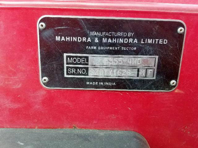 S30TY1629 - 2016 MAHINDRA AND MAHINDRA TRACTOR RED photo 10