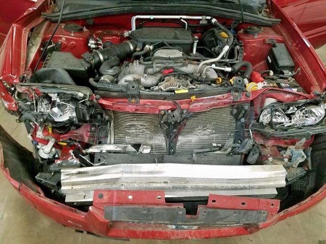 JF1SG66618H730568 - 2008 SUBARU FORESTER S წითელი ფოტო 7